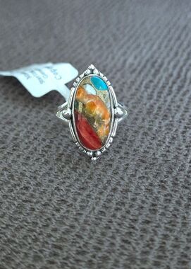 Shivam Copper Turquoise Statement Ring💍 - NWT